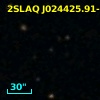 2SLAQ J024425.91-002952.3
