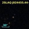 2SLAQ J024455.44-011500.5