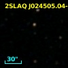2SLAQ J024505.04-003442.0