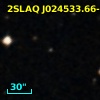 2SLAQ J024533.66-000745.0