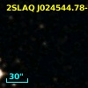 2SLAQ J024544.78-004415.3