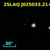 2SLAQ J025033.21+003829.1