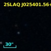 2SLAQ J025401.56+000317.1