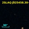 2SLAQ J025458.30-001142.1