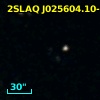 2SLAQ J025604.10-001043.3