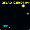 2SLAQ J025604.94+005013.6