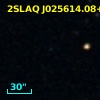 2SLAQ J025614.08+004111.6