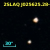 2SLAQ J025625.28-005151.5