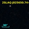 2SLAQ J025650.74+001334.5