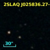 2SLAQ J025836.27-002752.1