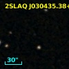 2SLAQ J030435.38+004531.7