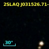 2SLAQ J031526.71-005611.8