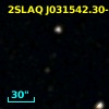 2SLAQ J031542.30-001919.2