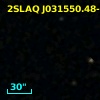 2SLAQ J031550.48-000017.1