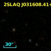 2SLAQ J031608.41+004807.1