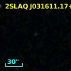 2SLAQ J031611.17+000407.4