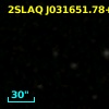 2SLAQ J031651.78+004044.6