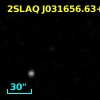 2SLAQ J031656.63+003709.8