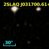 2SLAQ J031700.61+002214.7