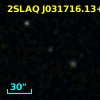 2SLAQ J031716.13+000139.5