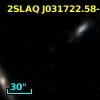 2SLAQ J031722.58-000501.3