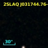 2SLAQ J031744.76-005401.2