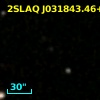 2SLAQ J031843.46+004917.5