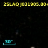 2SLAQ J031905.80+004252.4