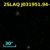 2SLAQ J031951.94-001033.7