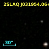 2SLAQ J031954.06+003327.0