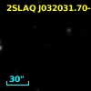 2SLAQ J032031.70-005130.2