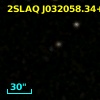 2SLAQ J032058.34+004312.7