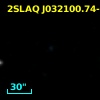 2SLAQ J032100.74-005847.6