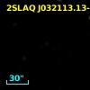2SLAQ J032113.13-004544.8