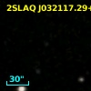 2SLAQ J032117.29+000050.3