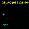 2SLAQ J032126.94-001342.7