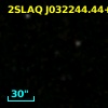 2SLAQ J032244.44+002911.1