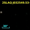 2SLAQ J032549.53-010552.6