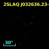 2SLAQ J032636.23-001538.5