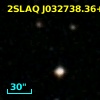 2SLAQ J032738.36+000936.9