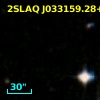 2SLAQ J033159.28+004146.9