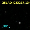2SLAQ J033217.13+003058.3