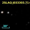 2SLAQ J033303.71+001903.0