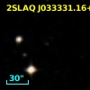 2SLAQ J033331.16+001423.0