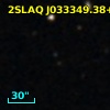 2SLAQ J033349.38+001041.0