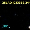 2SLAQ J033352.24+003358.3