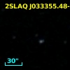 2SLAQ J033355.48-000601.7