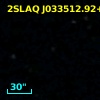 2SLAQ J033512.92+002657.8