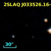 2SLAQ J033526.16-004646.0