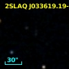 2SLAQ J033619.19-000115.8